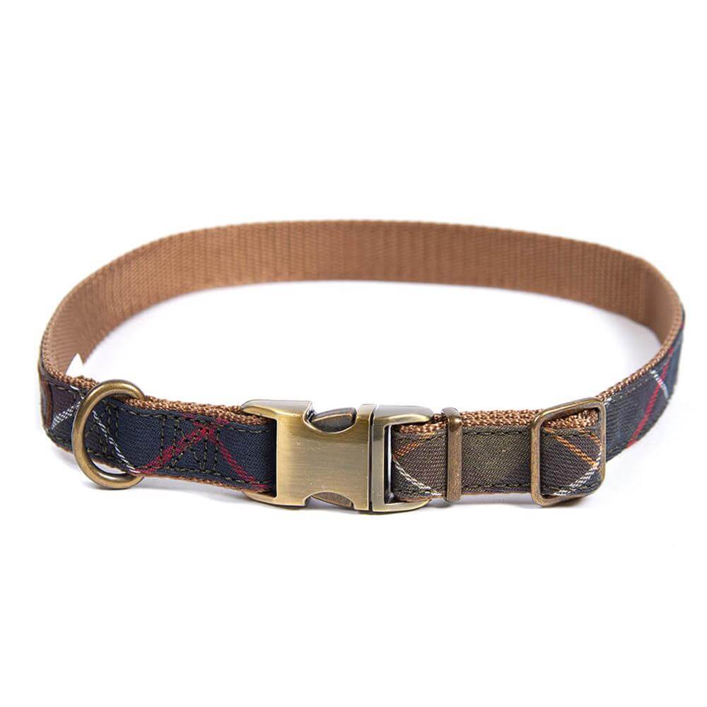 Barbour Classic Tartan Webbing Dog Collar 